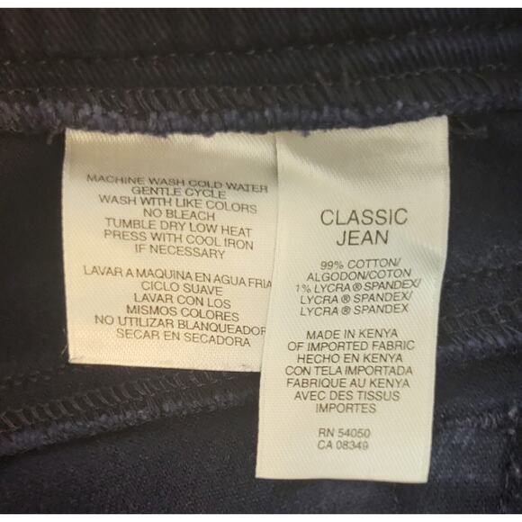 Jones New York Sport Bootcut Stretch Blue Denim Jeans - Women's Size 12 - Picture 6 of 10